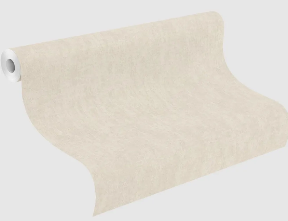 Papiertapete Uni Beige