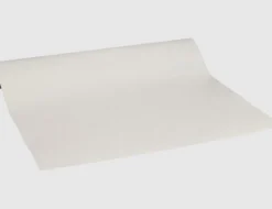 Papiertapete Uni Weiß, Silber