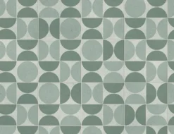 PVC Calypso Tile Grau, Grün