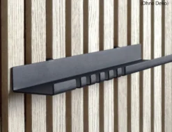 Regalboden Acoustic Schwarz, 30x6x4,4cm