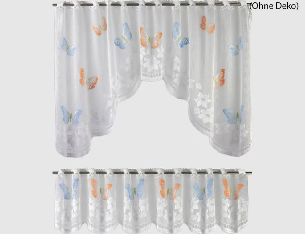 Scheibengardine Butteflys 2er Set