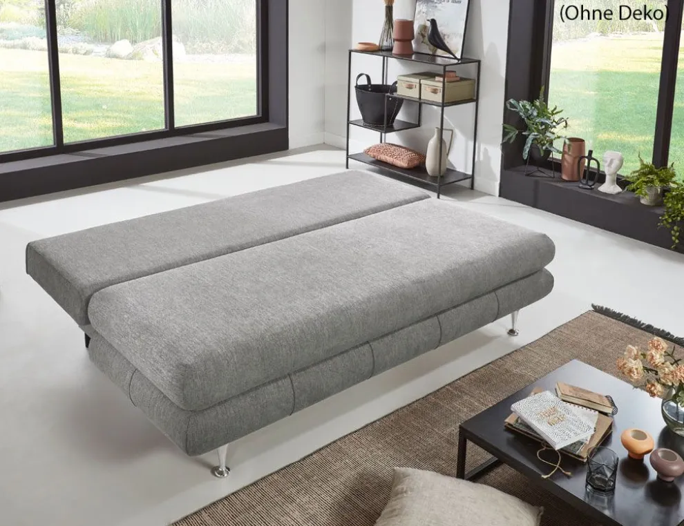Schlafsofa Benfeld Grau