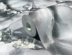 Selbstklebende Vliestapete Marmor Grau