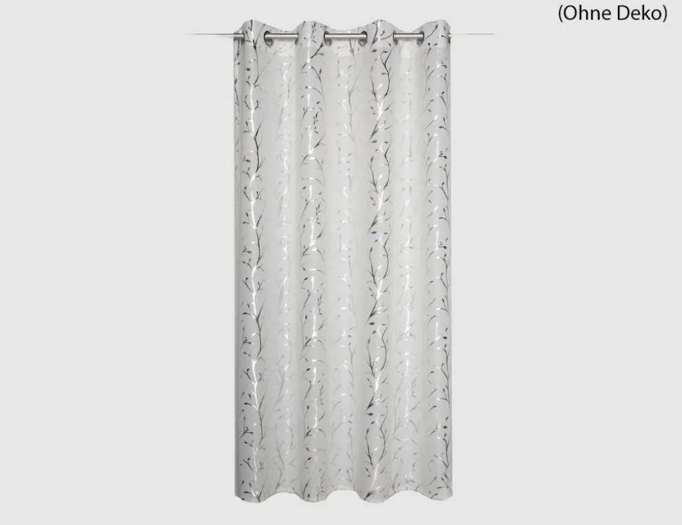 Ösenschal Risilio Weiß, Silber