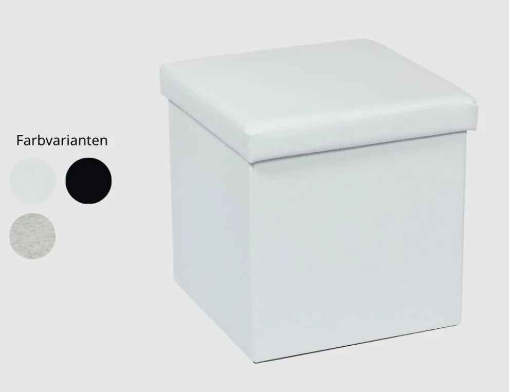 Sitzhocker Kunstleder faltbar