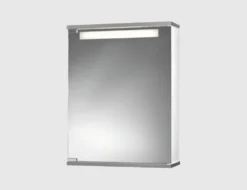 Spiegelschrank Cento silber weiß