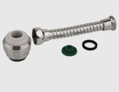 Spülbrausekopf mit Metallschlauch