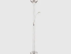 Stehleuchte LED Silber 180 cm