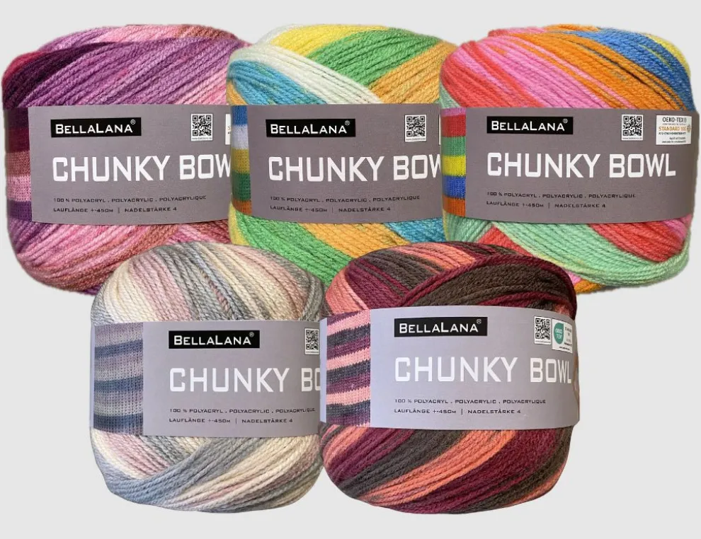 Strickgarn Chunky Bowl