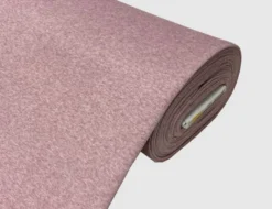 Strickstoff Uni Pink meliert