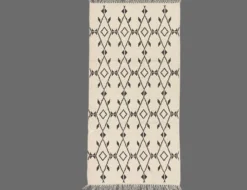Teppich Dhurry bedruckt beige
