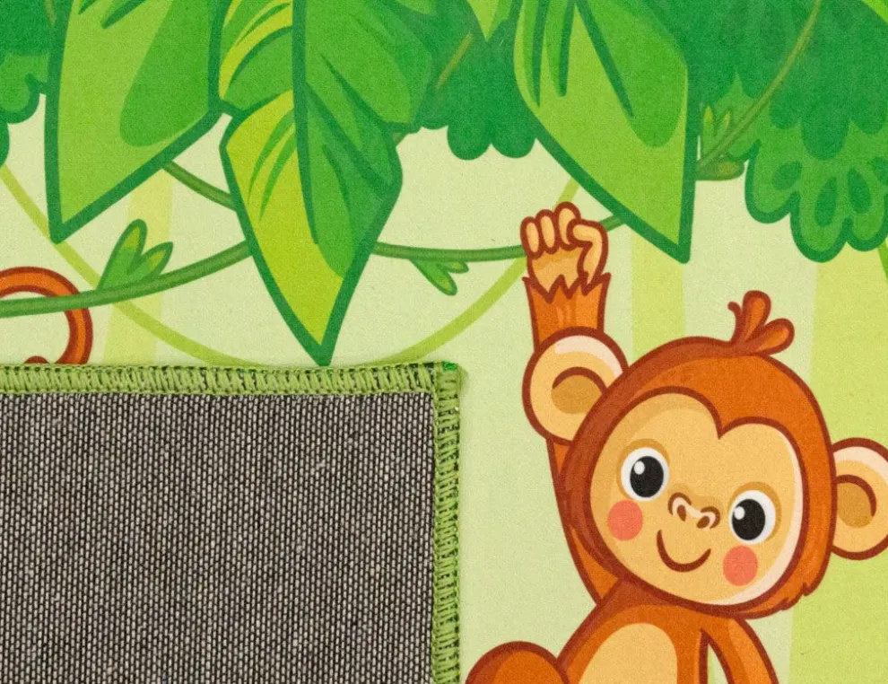 Teppich Dschungeltiere Bunt