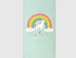 Teppich Einhorn Blau