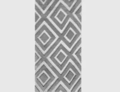 Teppich Velvet Grau 80x150cm