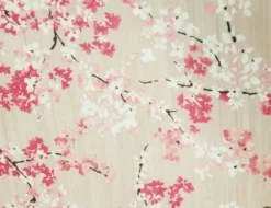 Tischdecke Kirschblüten Rosé