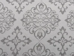Tischdecke Ornament grau