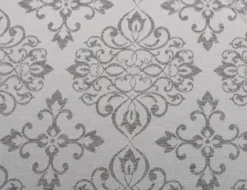 Tischdecke Ornament grau
