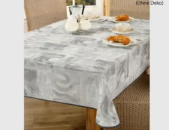 Tischdecke Paspel Betonoptik 110x140cm