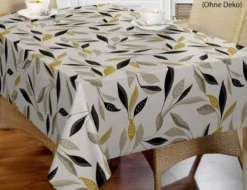 Tischdecke PVC Blatter