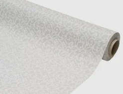 Tischdecke Ranken Weiß