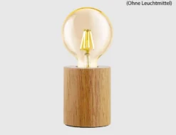 Tischleuchte Holz
