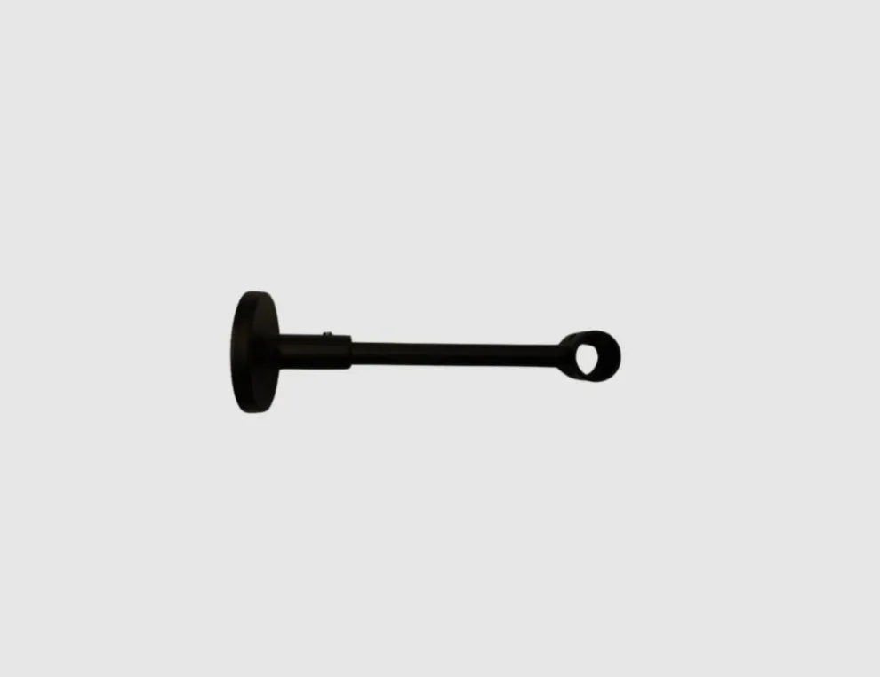 Träger 16mm Schwarz geschlossen