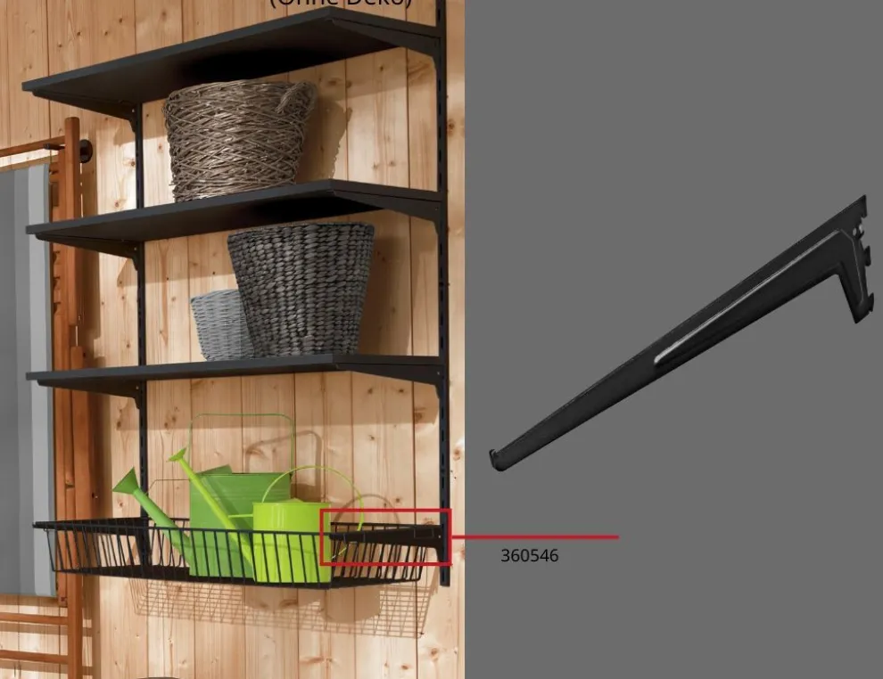 Träger 1-reihig 50 cm
