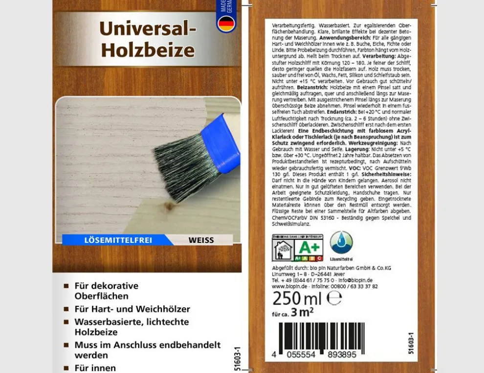 Universal Holzbeize 250ml