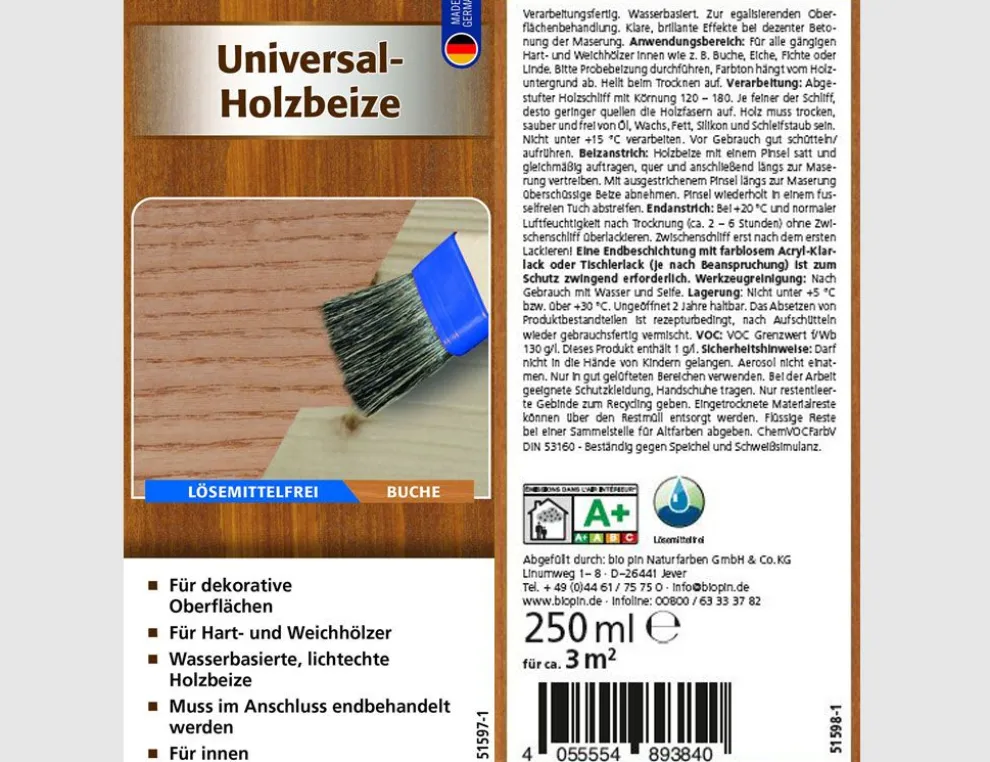Universal Holzbeize 250ml
