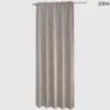 Verdeckte Schlaufe Moire Taupe 245x140cm