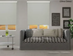Verdunkelungsrollo Uni Stein