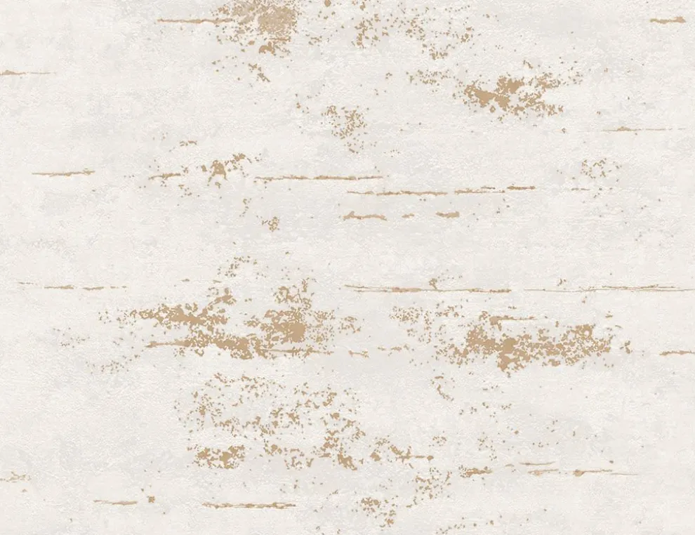 Vliestapete Beige Gold