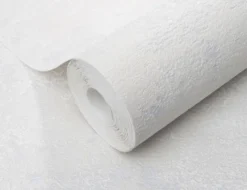 Vliestapete Betonoptik Hellgrau, Silber