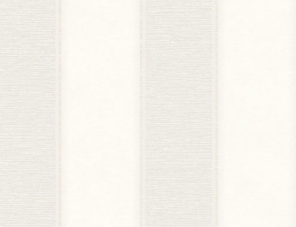 Vliestapete Breite Streifen Creme