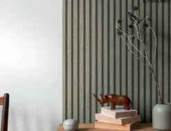Vliestapete Holz Grau