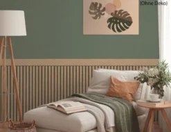 Vliestapete Holz Hellbraun, quer