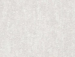Vliestapete Kalkoptik Beige, Weiß