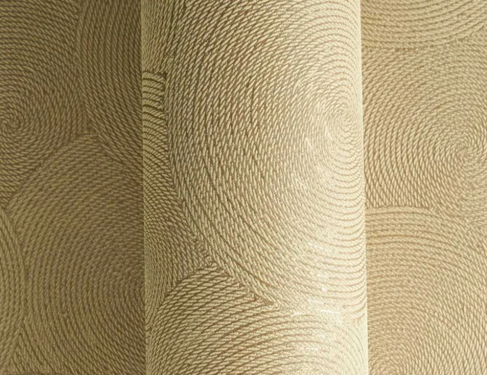 Vliestapete Kreise Gold