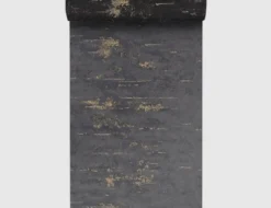 Vliestapete Schwarz Gold
