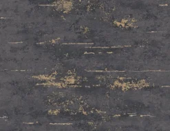 Vliestapete Schwarz Gold