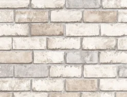 Vliestapete Stein Beige
