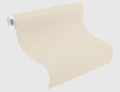 Vliestapete Textilstruktur Beige