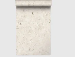 Vliestapete Uni Beige