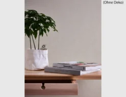Vliestapete Uni Feinstruktur Beige