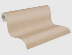 Vliestapete Uni Naturbeige meliert