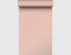 Vliestapete Uni Struktur Rosé