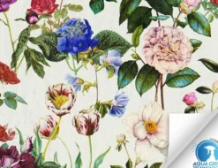 Vorgeleimte Vliestapete Floral Bunt