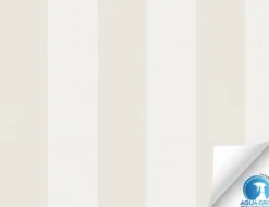 Vorgeleimte Vliestapete Streifen Weiß, Beige