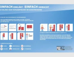 Vorgeleimte Vliestapete Textilstruktur Salbeigrün