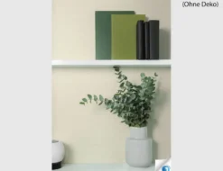 Vorgeleimte Vliestapete Textilstruktur Creme